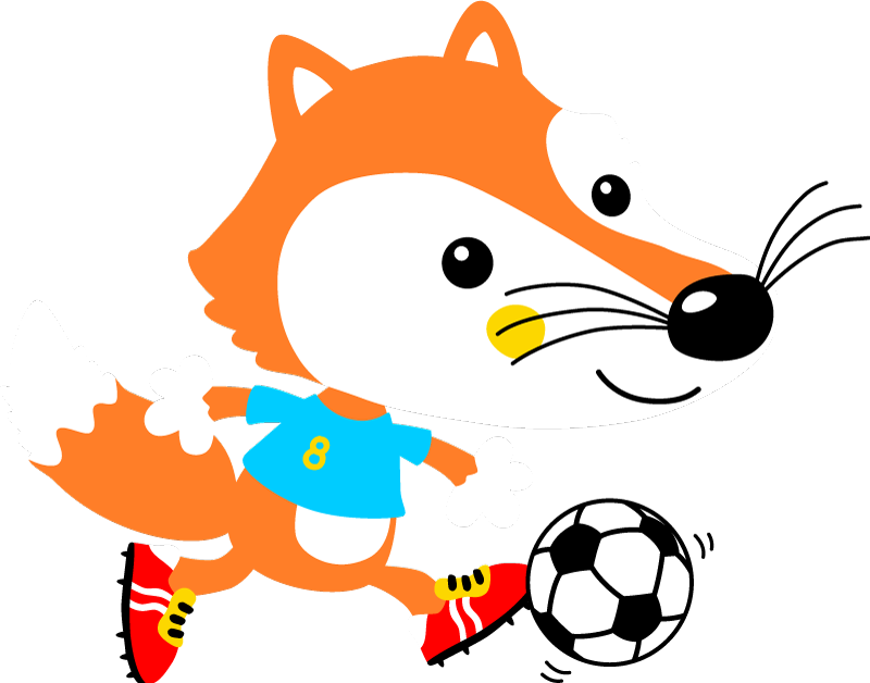 Vinylové koberce zvieratá rozkošná líška - Tenstickers