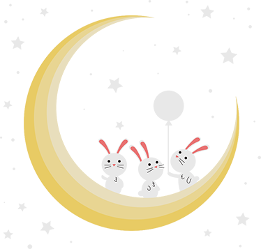 Vinylové koberce zvieratá pre detskú izbu s králikmi - Tenstickers