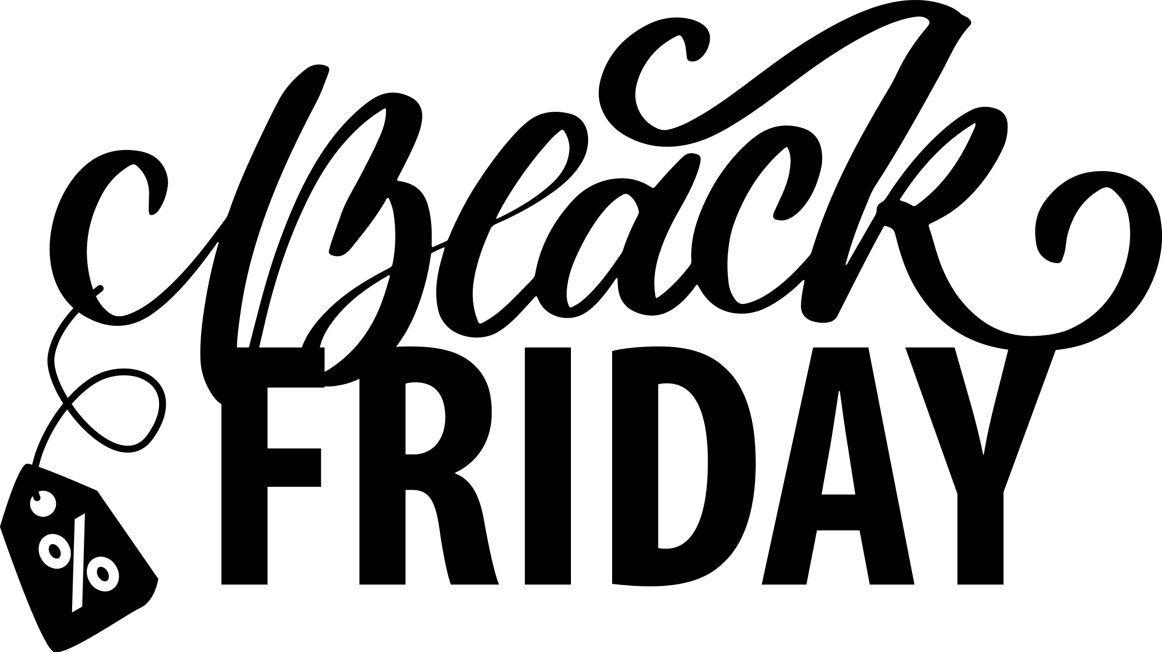Vinylový koberec black friday s peknými štítkami - Tenstickers