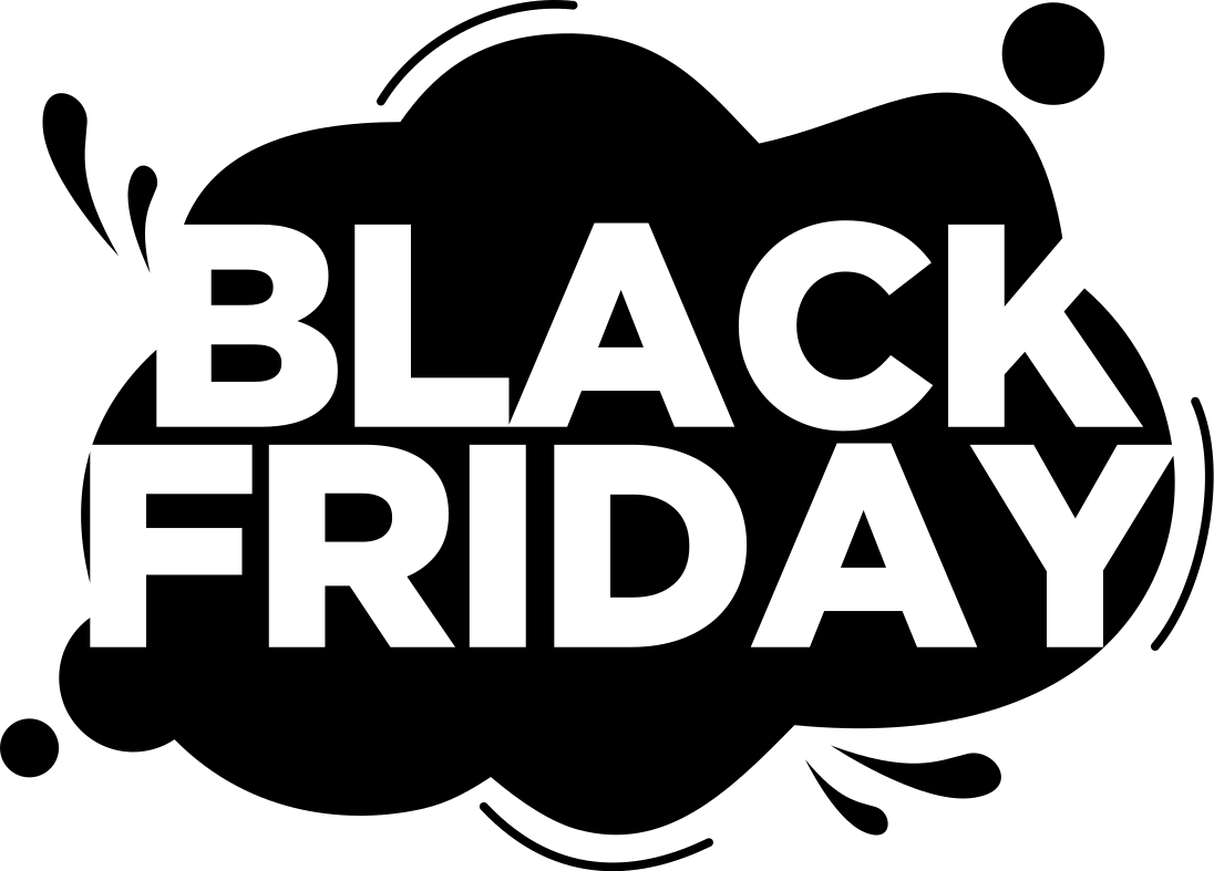 Vinylový koberec black friday farebný rozstrek - Tenstickers