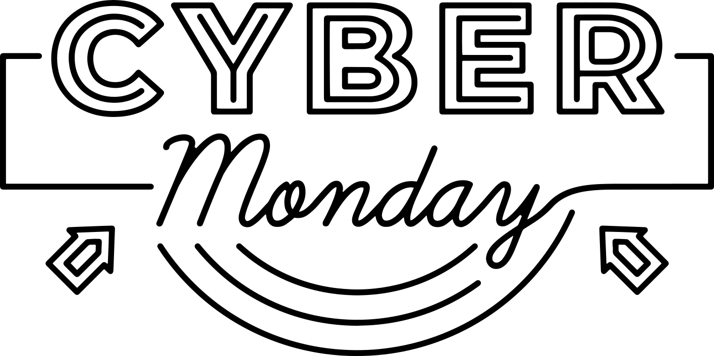 Vinylový koberec black friday šípy cyber monday - Tenstickers