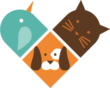 Vinylové koberce zvieratá farebné tváre zvierat - Tenstickers