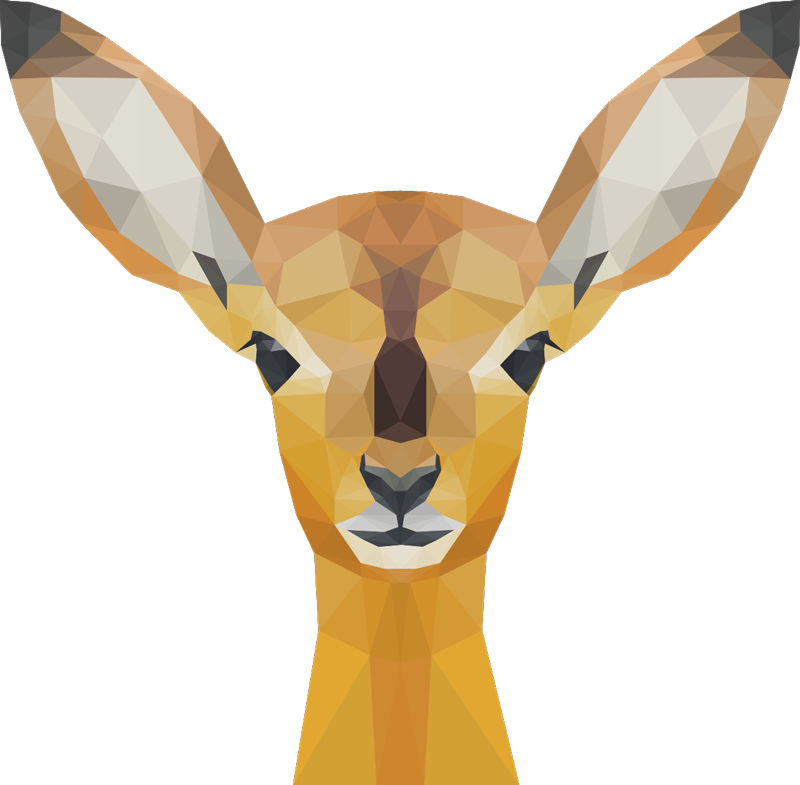 Vinylové koberce zvieratá jeleň - Tenstickers