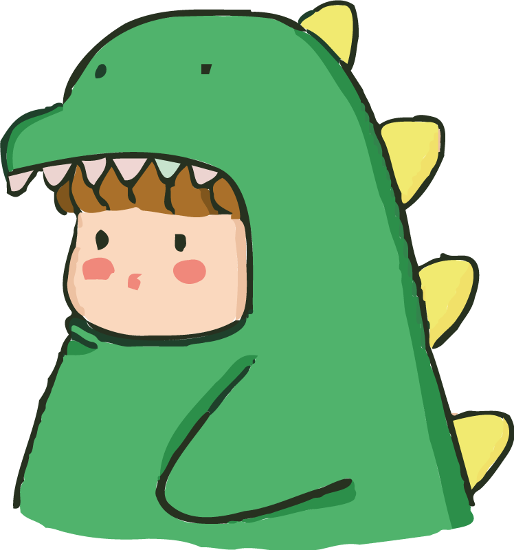 Vinylové koberce zvieratá človek v kostýme dinosaura - Tenstickers