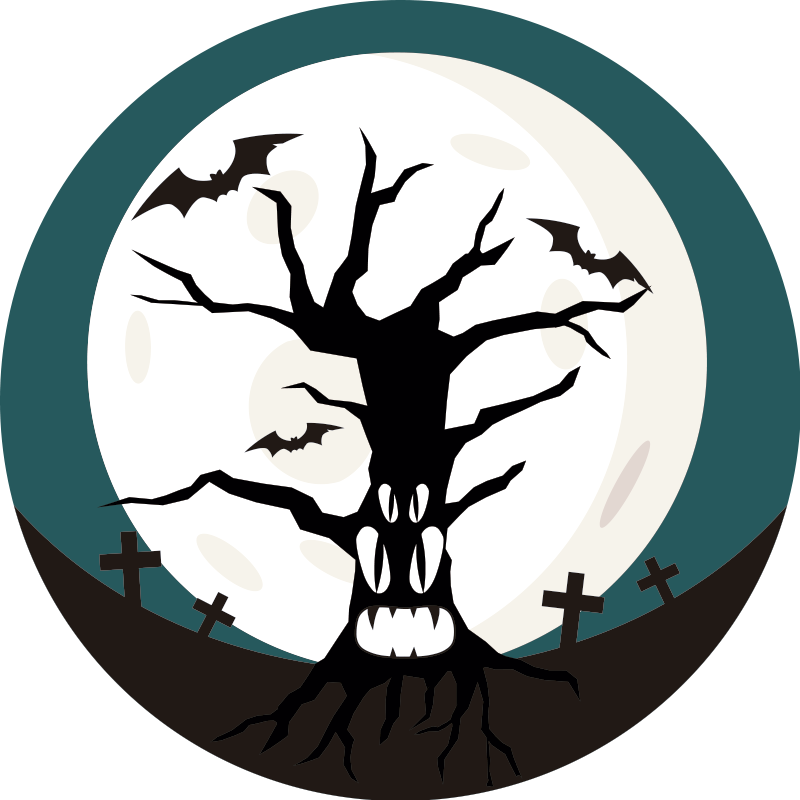 Vinylový koberec halloween strašidelný halloween - Tenstickers