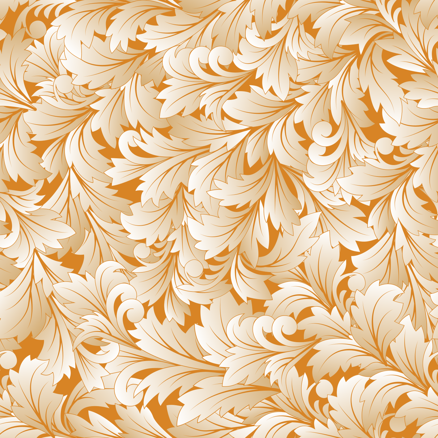 Vinylový koberec s kvetmi v elegantnom vzore - Tenstickers