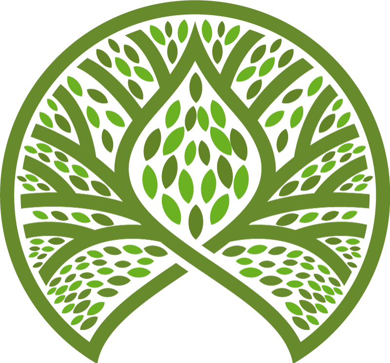 Vinylový koberec s kvetmi listnatý prírodný znak - Tenstickers