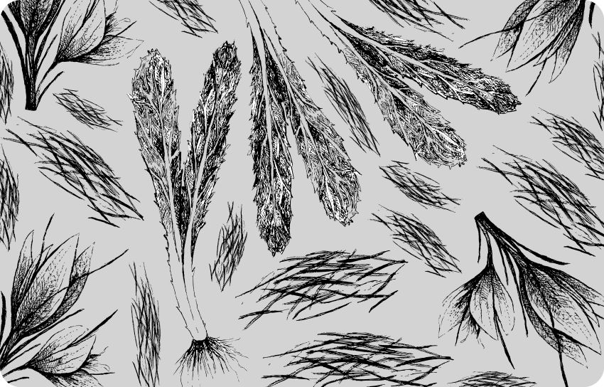 Vinylový koberec s kvetmi v šedom sušenom vzore - Tenstickers