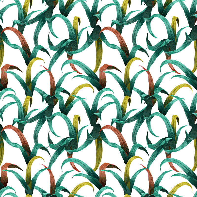 Vinylový koberec s kvetmi v krásnom tropickom dizajne - Tenstickers