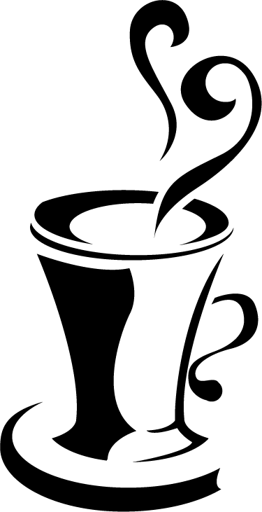 Vinylový koberec do kuchyne káva so srdcom - Tenstickers