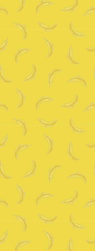 Vinylový koberec do kuchyne pantone banány - Tenstickers