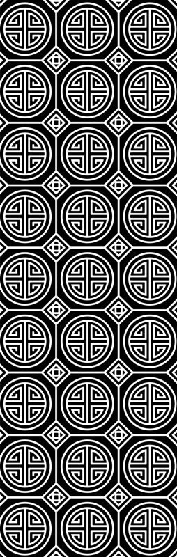 Vinylový koberec do kúpeľne japonského minimalizmu - Tenstickers