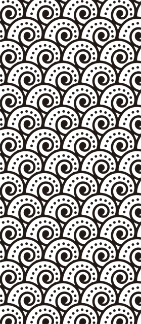 Vinylový koberec do kúpeľne s efektom tsunami - Tenstickers