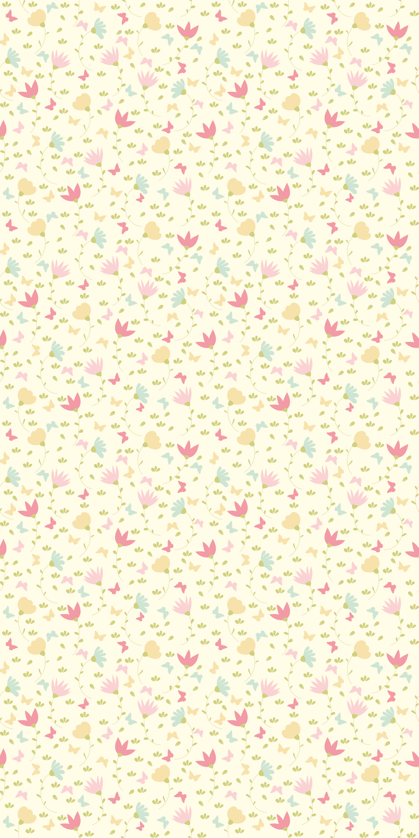 Vinylový koberec s kvetmi a motýľmi - Tenstickers