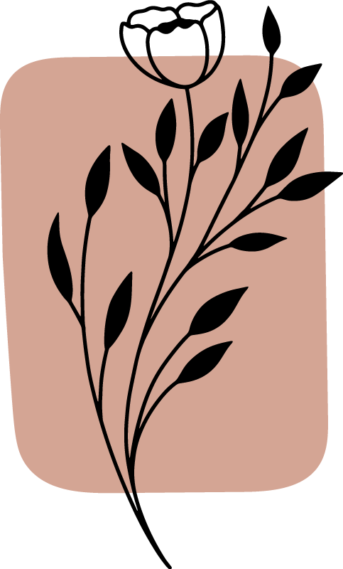 Vinylový koberec s kvetmi v štýlovom dizajne - Tenstickers