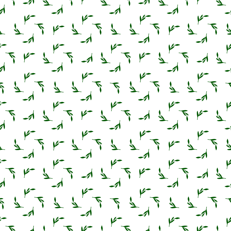 Vinylový koberec s kvetmi botanická ilustrácia listov - Tenstickers