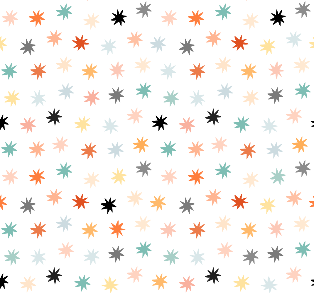 Hviezdy vinylový koberec geometrický vzor hviezd - Tenstickers