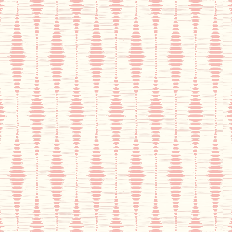 Vinylový koberec s geometrickými tvarmi v pastelovej ružovej - Tenstickers