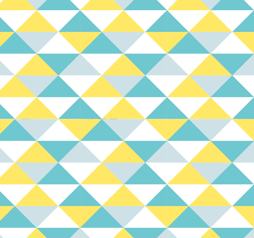 Vinylový koberec s geometrickými tvarmi žltý a modrý - Tenstickers