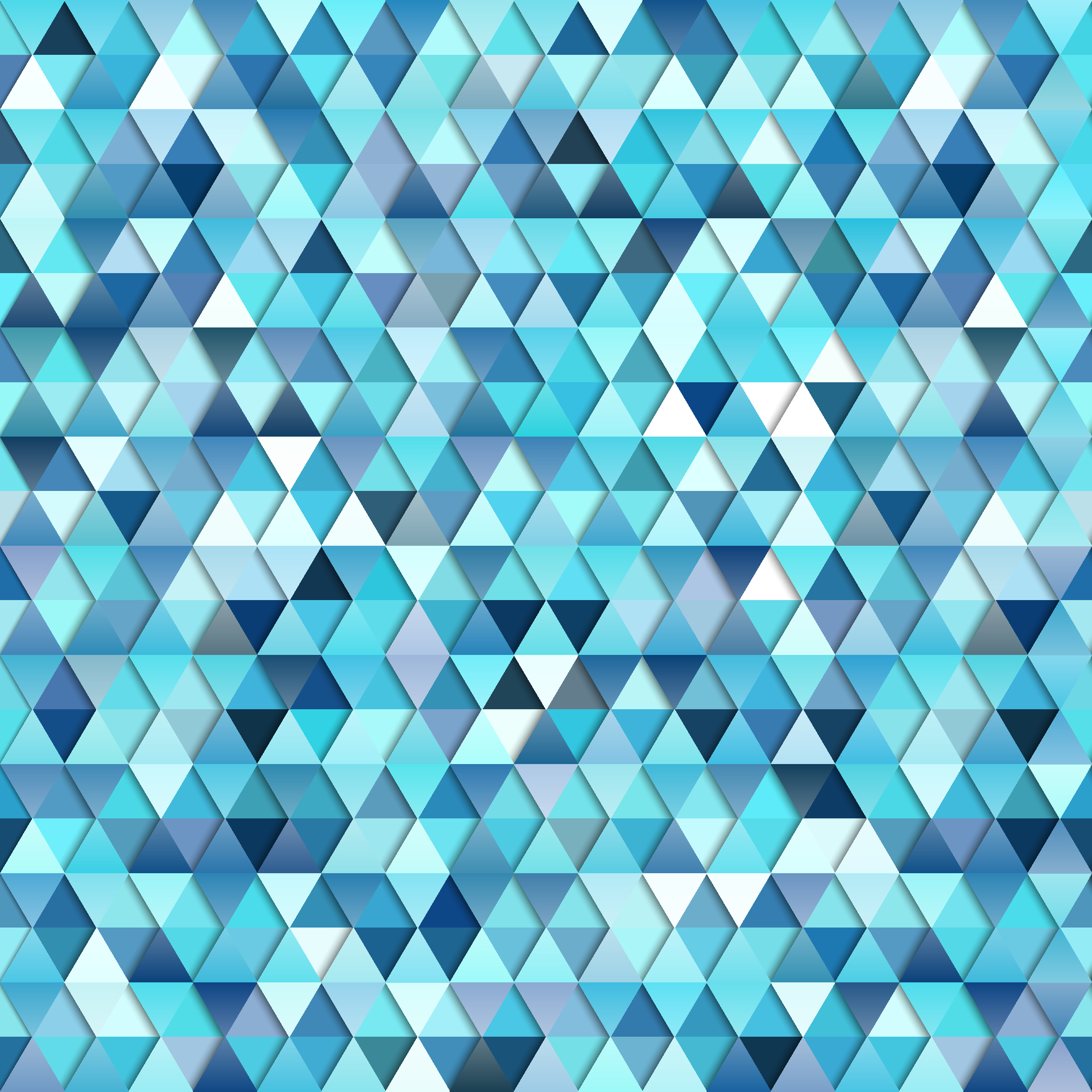 Vinylový koberec s geometrickými tvarmi v modrom abstrakte - Tenstickers