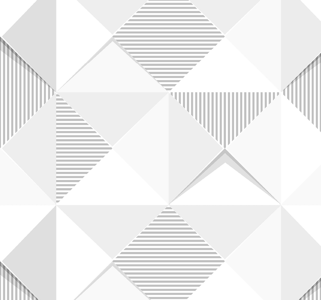 Vinylový koberec s geometrickými tvarmi 3d biele štvorce - Tenstickers