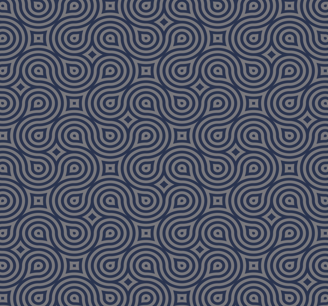 Vinylový koberec s geometrickými tvarmi modrými - Tenstickers