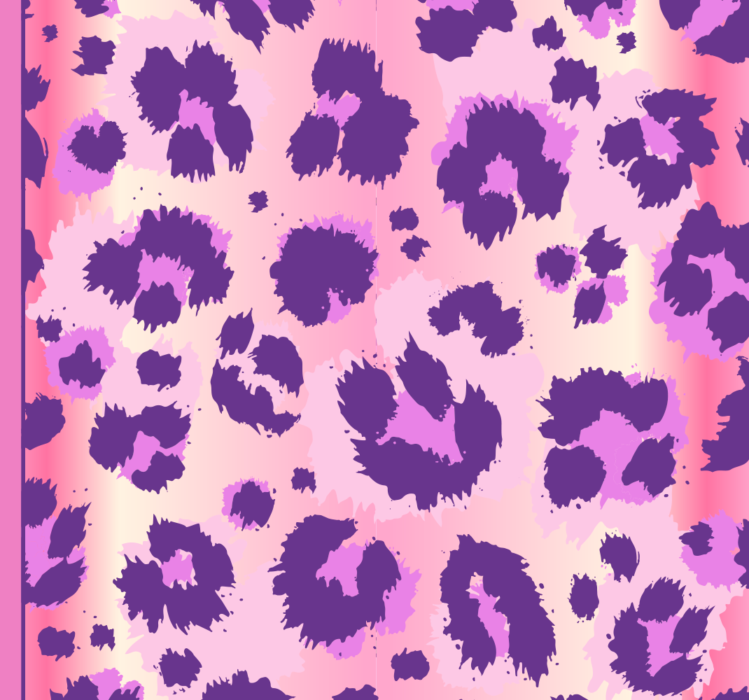 Vinylový koberec do spálne s ružovým leopardím vzorom - Tenstickers