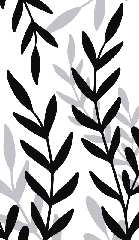 Vinylový koberec s kvetmi z priehľadného vinylu - Tenstickers