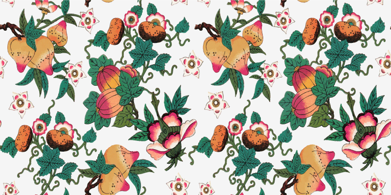 Vinylový koberec s kvetmi farebný letný vzor - Tenstickers