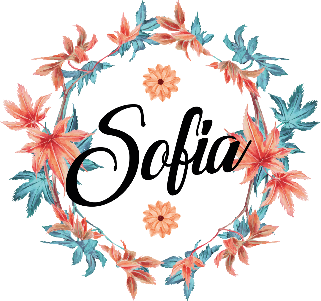 Vinylový koberec s kvetmi jesenný kvetinový veniec s menom - Tenstickers