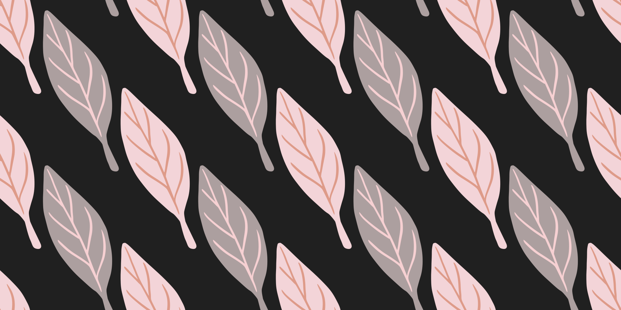 Vinylový koberec s kvetmi v štýlovom listovom vzore - Tenstickers