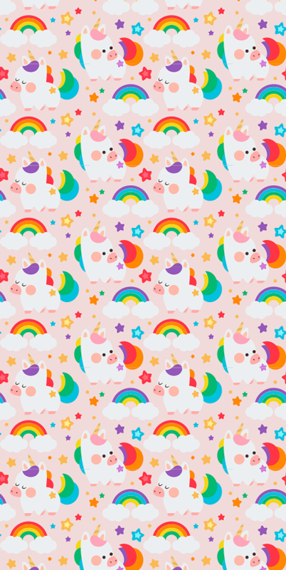 Vinylový koberec do spálne s ručne kreslenými koňmi - Tenstickers