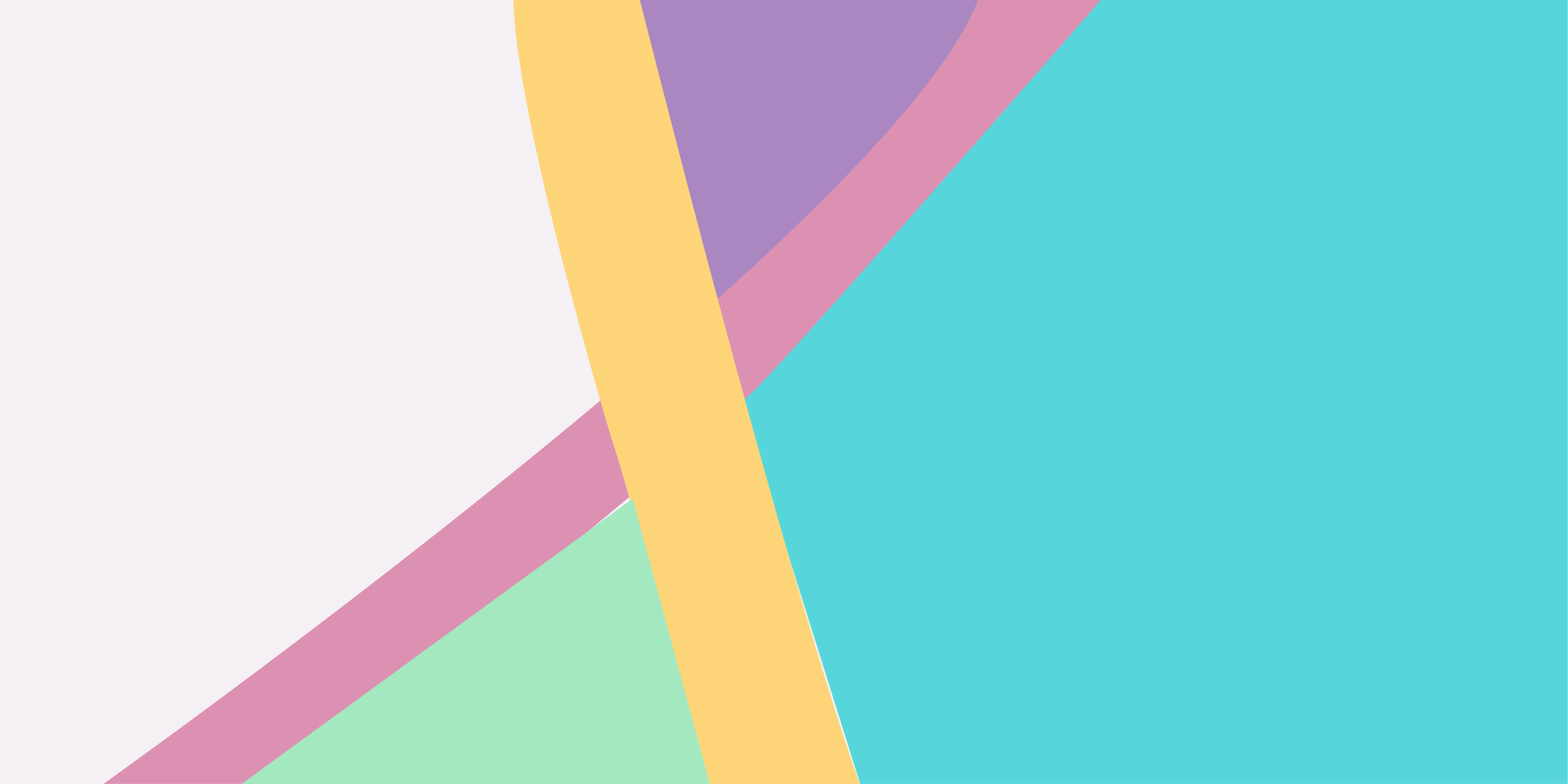Vinylový koberec s geometrickými tvarmi farebné bloky - Tenstickers