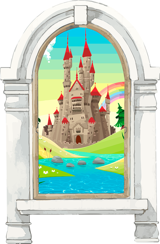 Detský vinylový koberec rozprávková krajina - Tenstickers