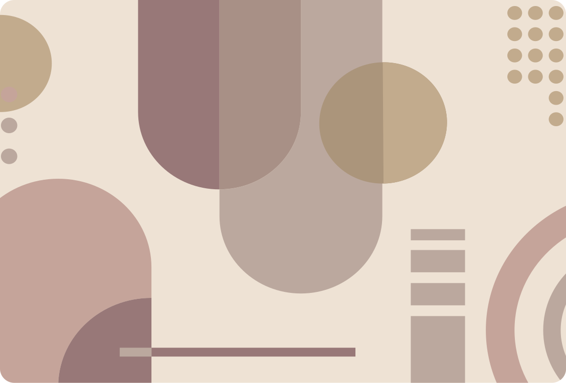 Vinylový koberec do spálne hnedá geometrická moderná art - Tenstickers