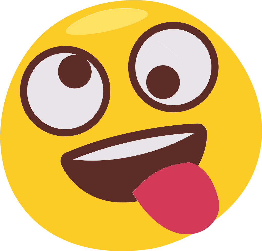 Detský vinylový koberec hravá emoji tvár - Tenstickers