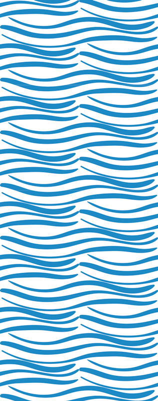 Vinylový koberec do kúpeľne s malým vlnkovým vzorom - Tenstickers