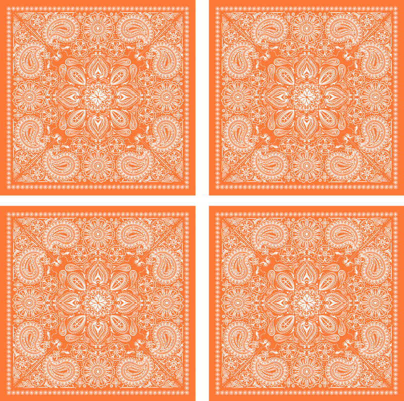 Vinylový koberec do kúpeľne paisley dlažba - Tenstickers
