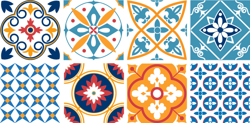 Vinylový koberec do kuchyne sevrinia cementové dlažby - Tenstickers