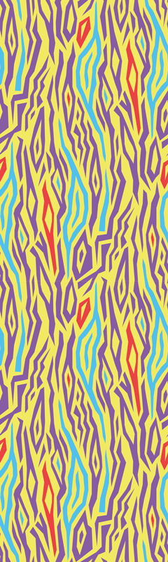 Vinylový koberec do kuchyne v štýle vintage zebra - Tenstickers