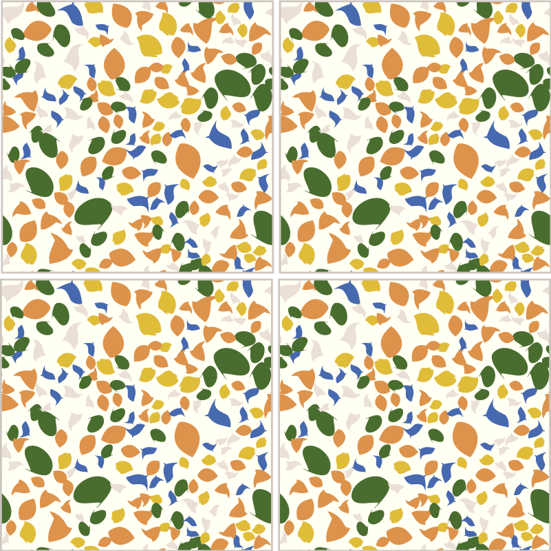Vinylový koberec do kuchyne terrazzo dlaždice - Tenstickers