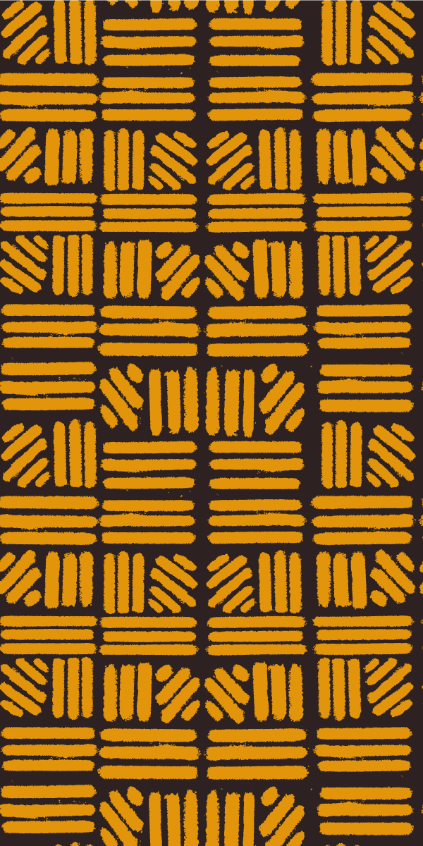 Vinylový koberec do spálne v africkom zlatom abstrakte - Tenstickers