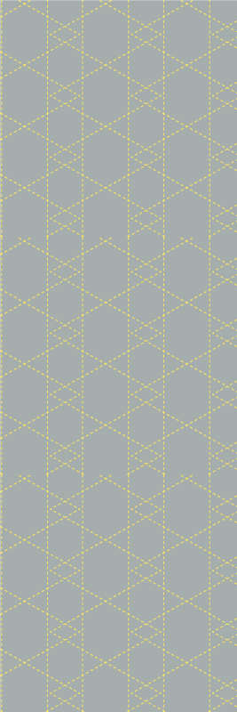 Vinylový koberec do spálne v pantone origami trojuholníky - Tenstickers