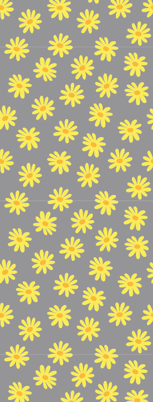 Vinylový koberec do spálne v odtieni calendula - Tenstickers
