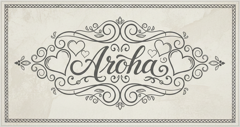 Vinylový koberec do spálne aroha - Tenstickers