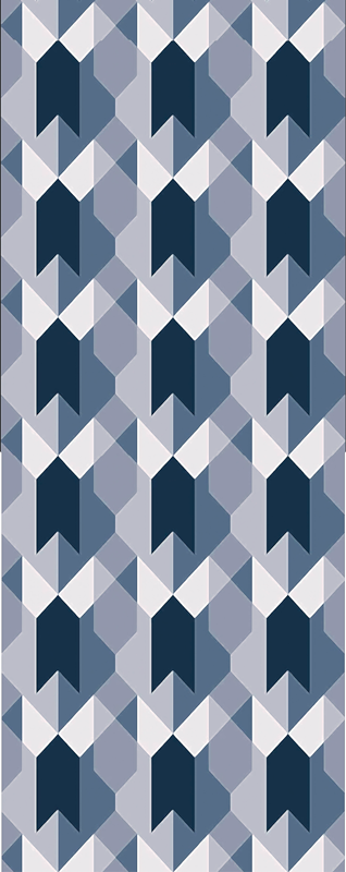 Severský vinylový koberec geometrický kodaň - Tenstickers