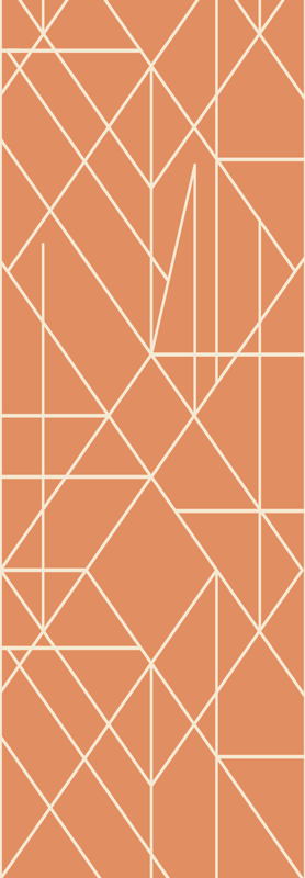 Severský vinylový koberec geometrická mozaika apex - Tenstickers