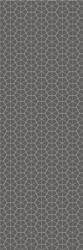 Severský vinylový koberec s minimalistickým hexagónom - Tenstickers