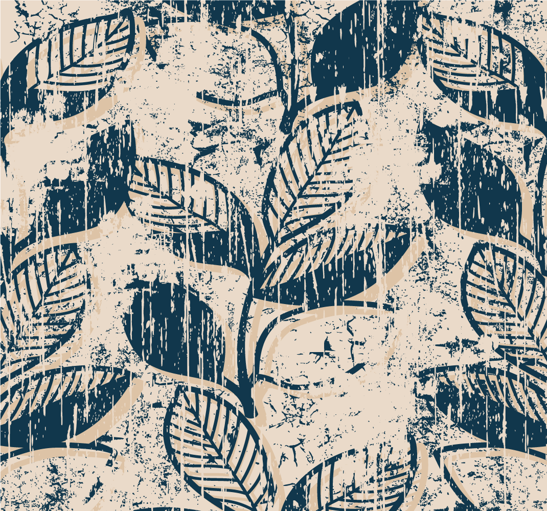Vinylový koberec vintage s grunge vintage vzorom - Tenstickers