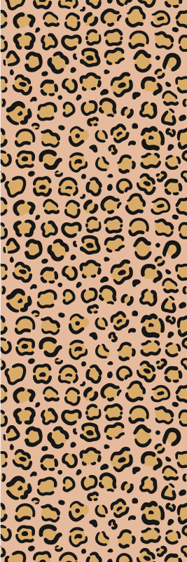 Vinylové koberce zvieratá leopard v pastelových farbách - Tenstickers